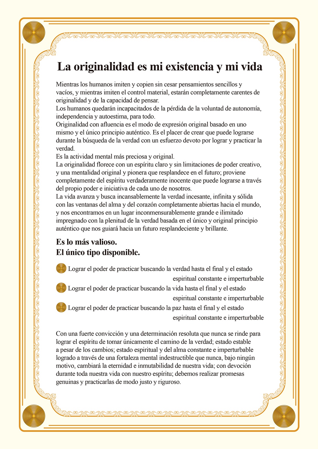 La originalidad es mi existencia y mi vida01